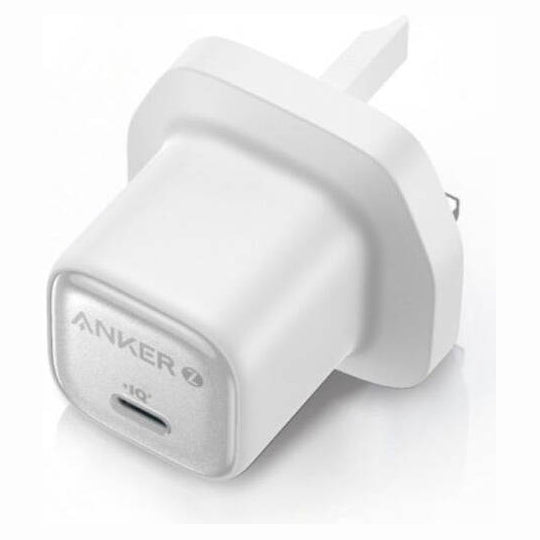 Anker Zolo USB-C Charger 20W PD 3.0 A2699 UK Plug – Black / White