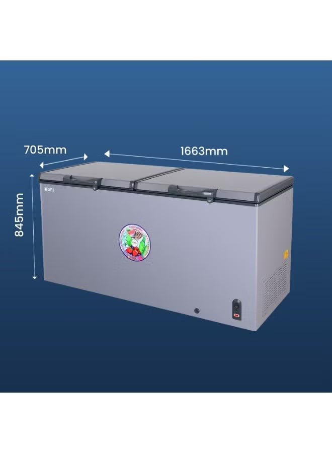 فريزر عمودي عميق UPRIGHT DEEP FREEZER-SPJ-UDF-SLW600C