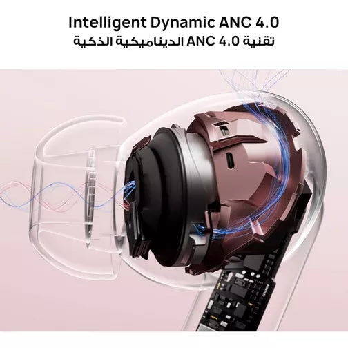 سماعات HUAWEI FreeBuds 7i اللاسلكية مع Hi-Res Audio وإلغاء الضوضاء ANC 4.0