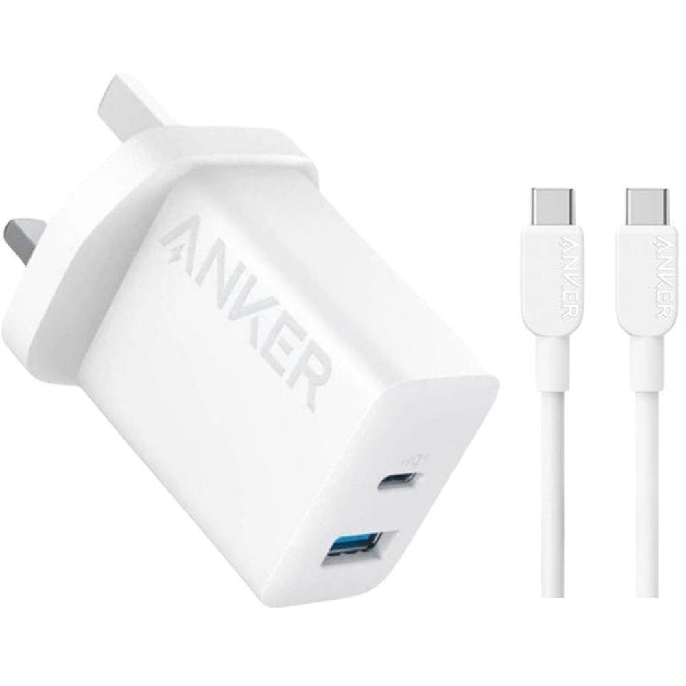 Anker Charger 20W 2port with USB-C Cable-B2348K21