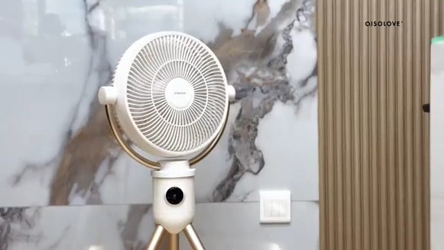 Aisolove Out Door Fan Multi-Functional Rechargeable Portable Tripod Fan with Remote Control F12 — Image 2