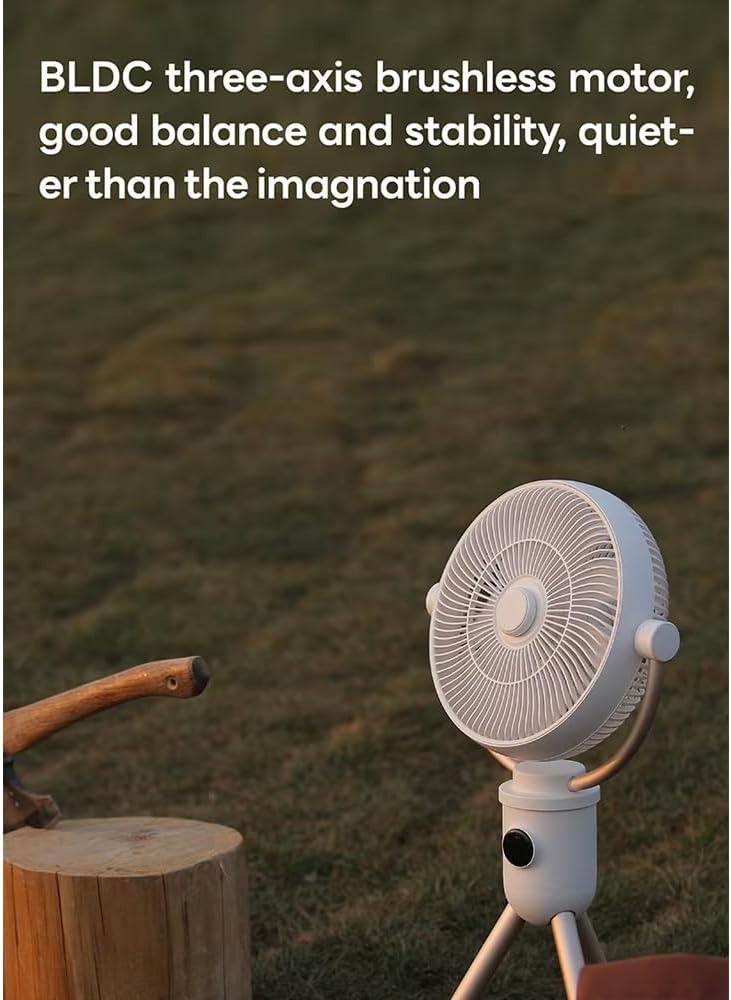 Aisolove Out Door Fan Multi-Functional Rechargeable Portable Tripod Fan with Remote Control F12 — Image 4