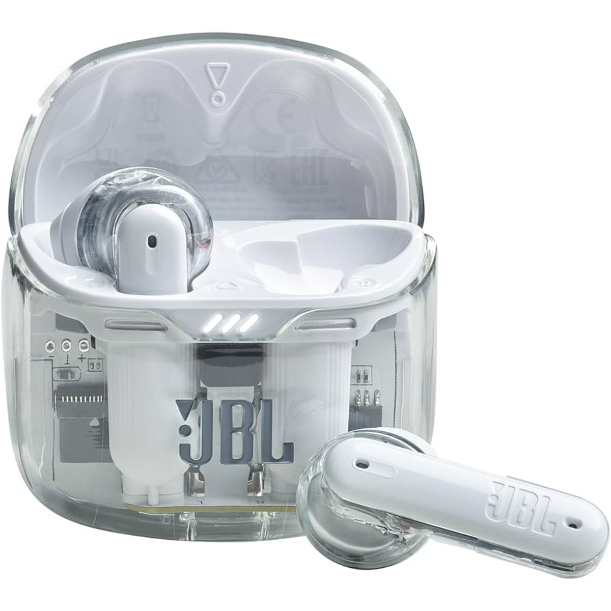 JBL Tune Flex 2 Ghost Edition True Wireless Noise Cancelling Earbuds (WHITE)
