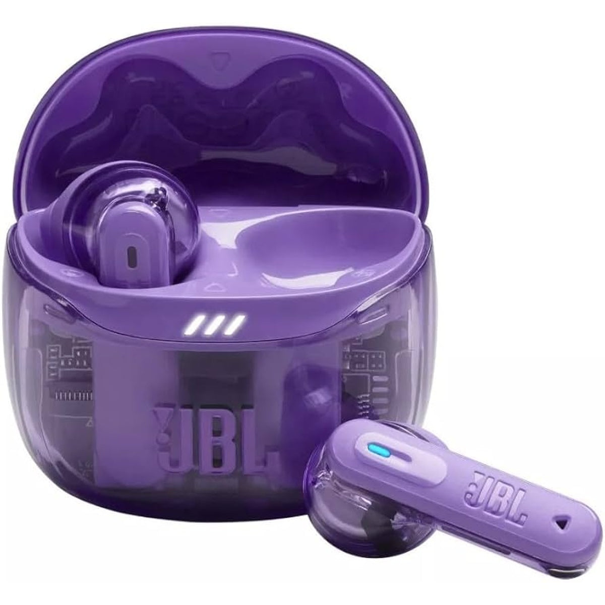 JBL Tune Flex 2 Ghost Edition True Wireless Noise Cancelling Earbuds (GHOST PURPLE)