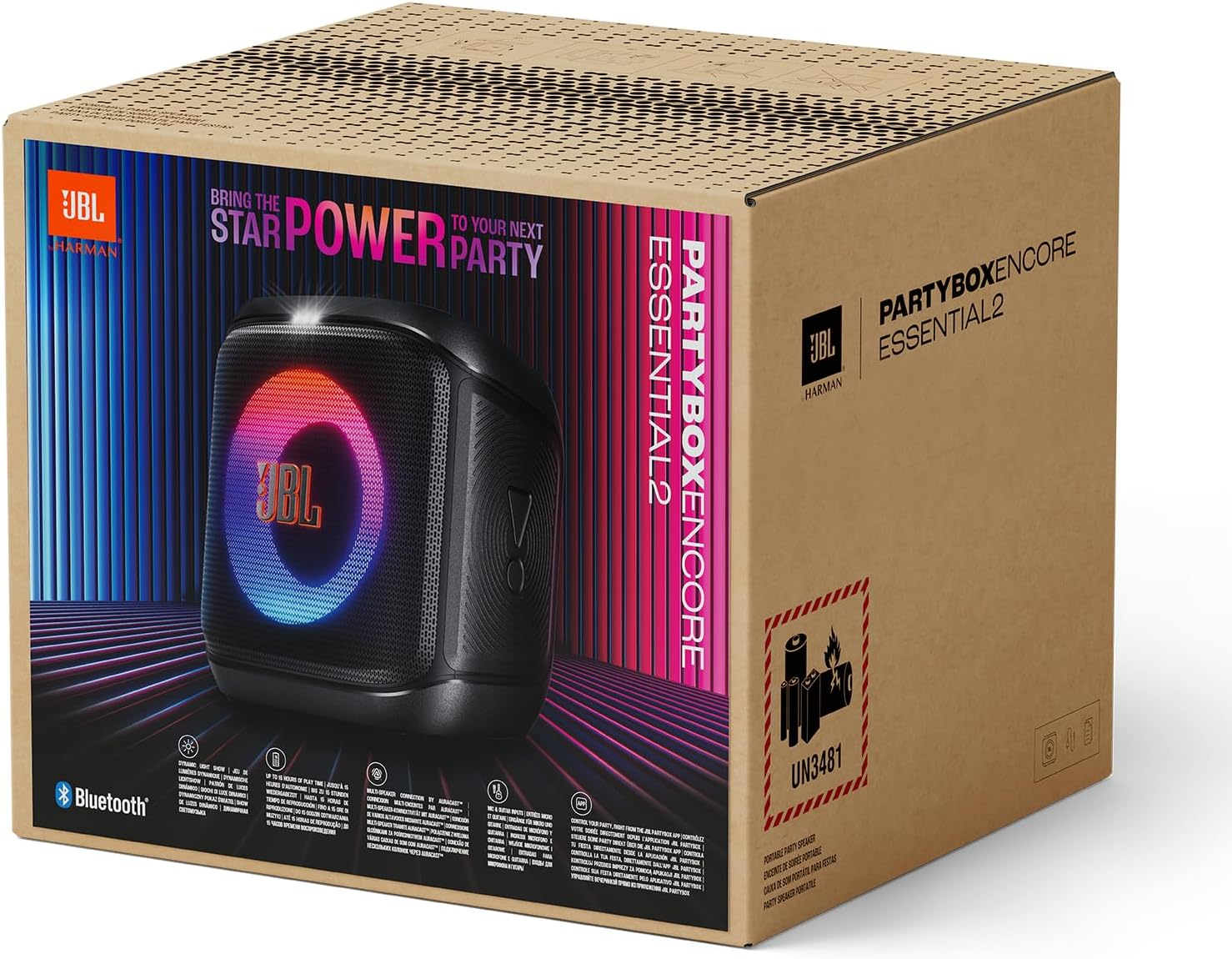 JBL Partybox Encore Essential 2 Portable Bluetooth Speaker