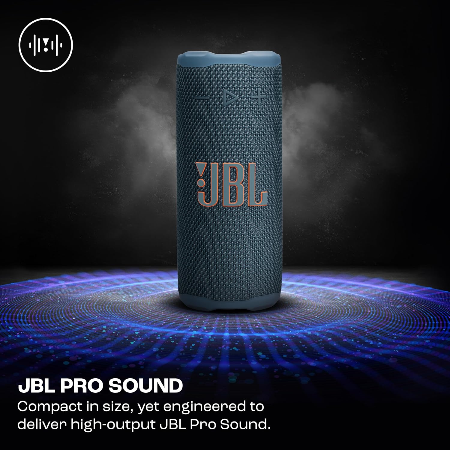 JBL Grip | Compact Bluetooth speaker with bold JBL Pro Sound and ambient light