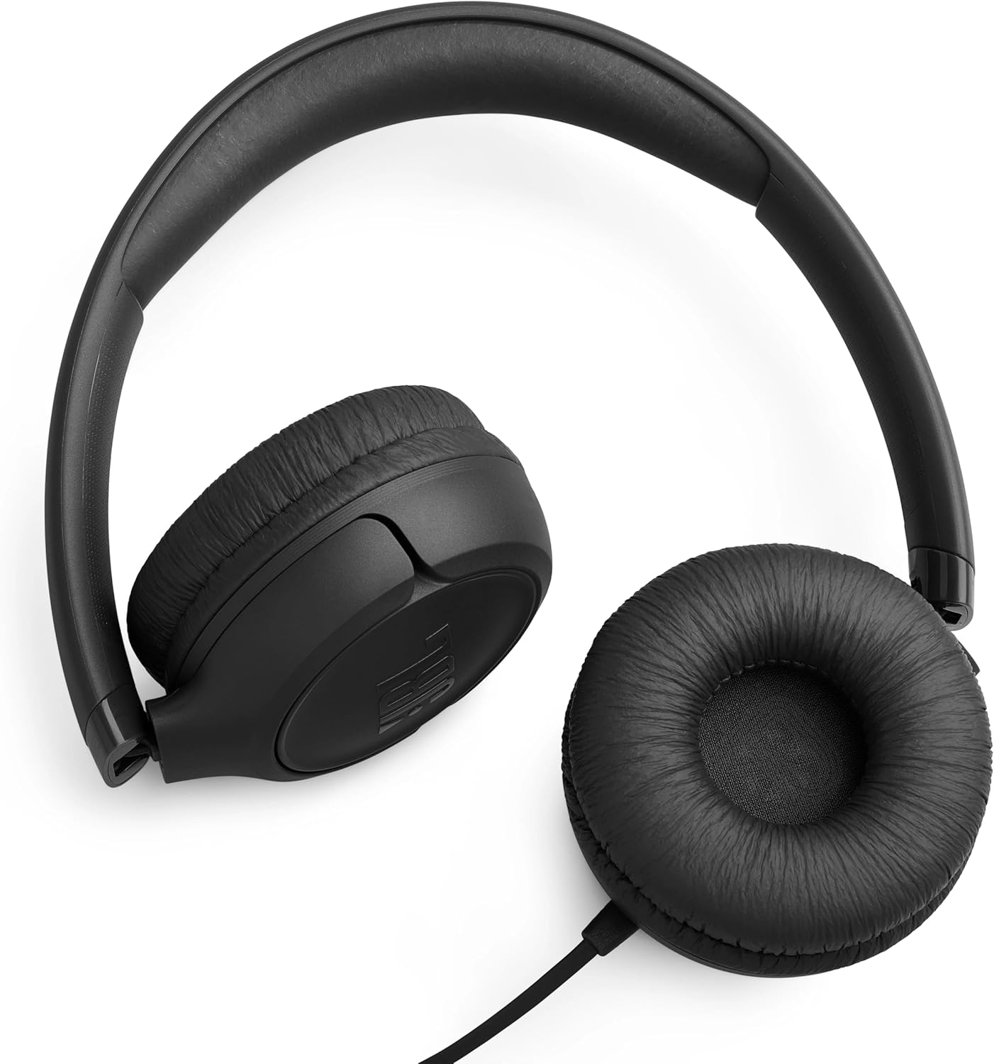 JBL Tune 530 Wired On-Ear Headphones (Black)