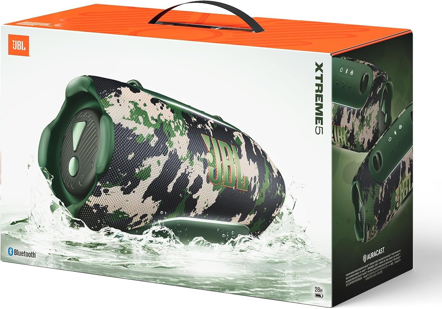 JBL Xtreme 5 Portable Bluetooth Speaker (ARMY)