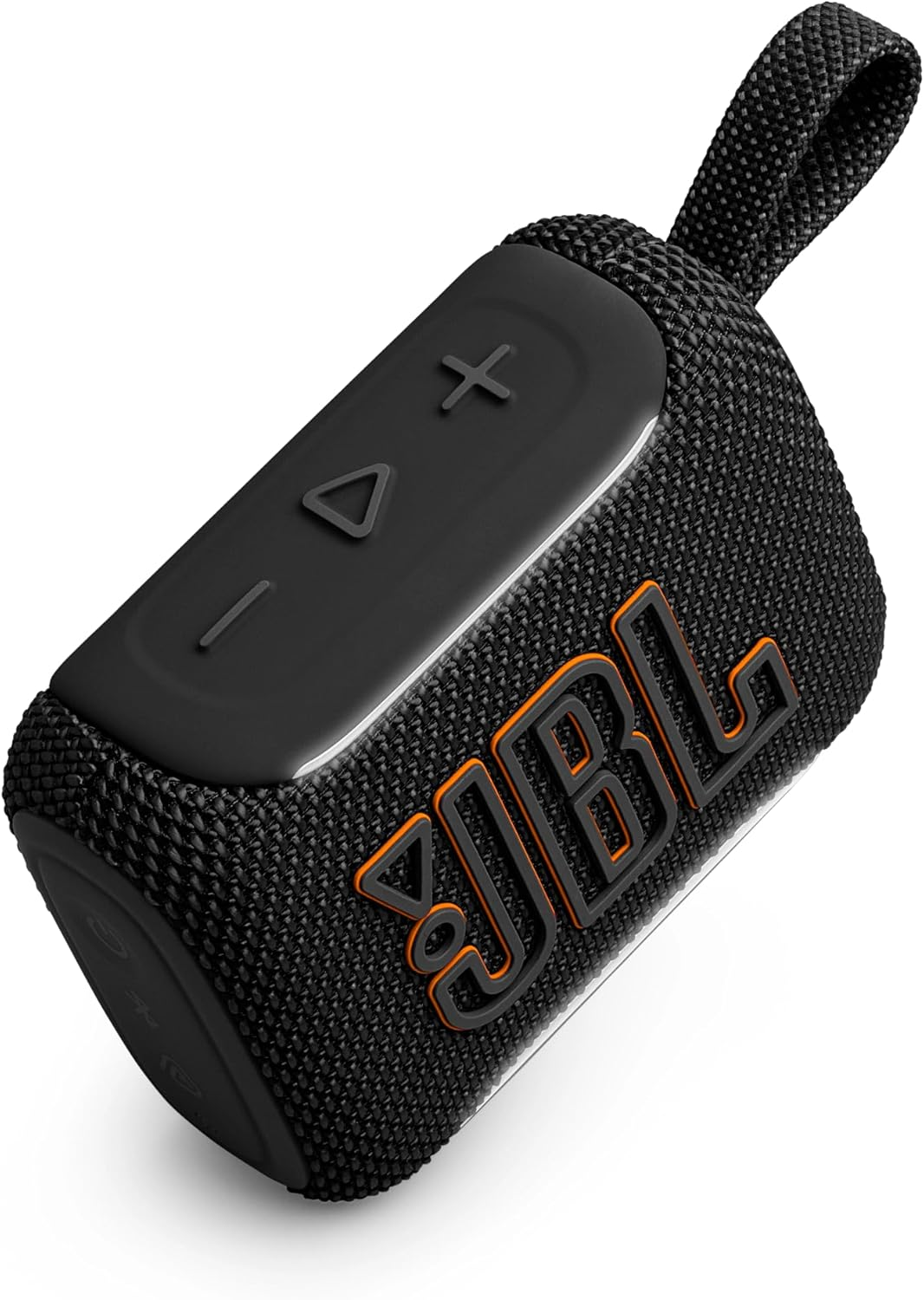 JBL Go 5 Portable Bluetooth Speaker with Ambient Edge Lighting (Black)