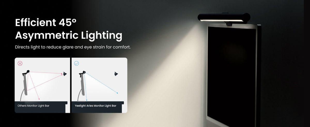 YEELIGHT ARIES MONITOR LIGHT BAR DARK GREY 17071 — Image 3