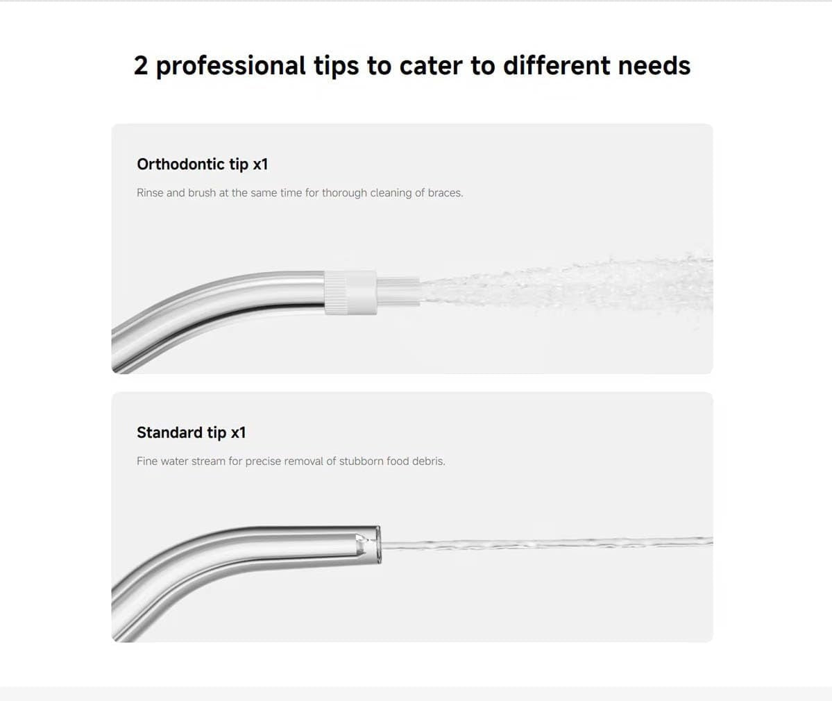 Xiaomi Water Flosser 2 with High-Frequency Pulsating Technology and 200mL Capacity — Image 5