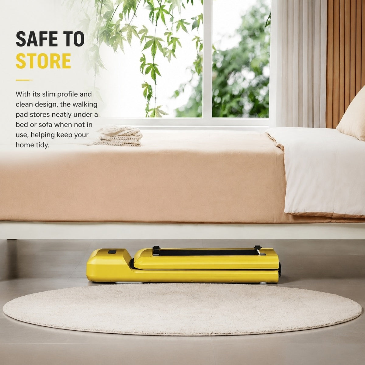 Kingsmith S fold walking Pad C2 Yellow Clr. — Image 5