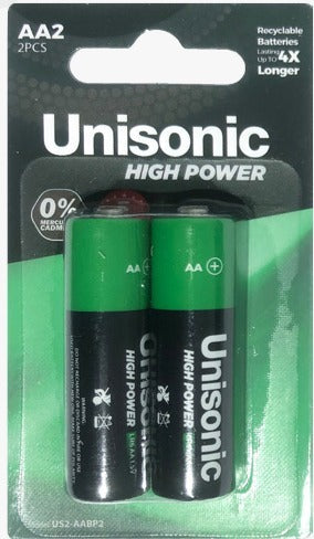 Unisonic High Power Battery Aa 2pcs/Pack Us2-Aabp2 — Image 1