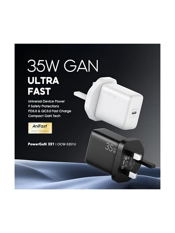 ORAIMO 25W Type-C Charger with Type-C to Type-C 1m Cable - PowerGaN 251