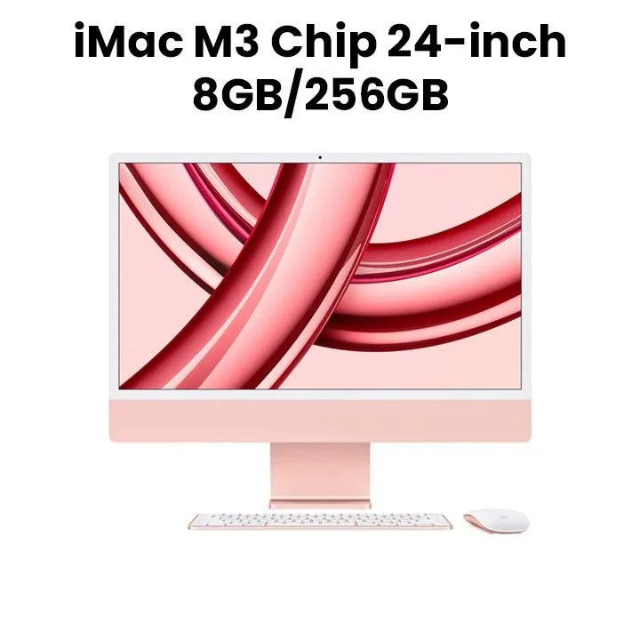 Apple iMac 24-inch (2023) – M3 with 8-Core CPU 8GB RAM 256GB SSD MQRD3AB/A