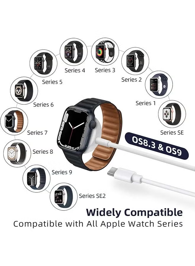 Apple Watch Magnetic Fast Charger to USB-C Cable