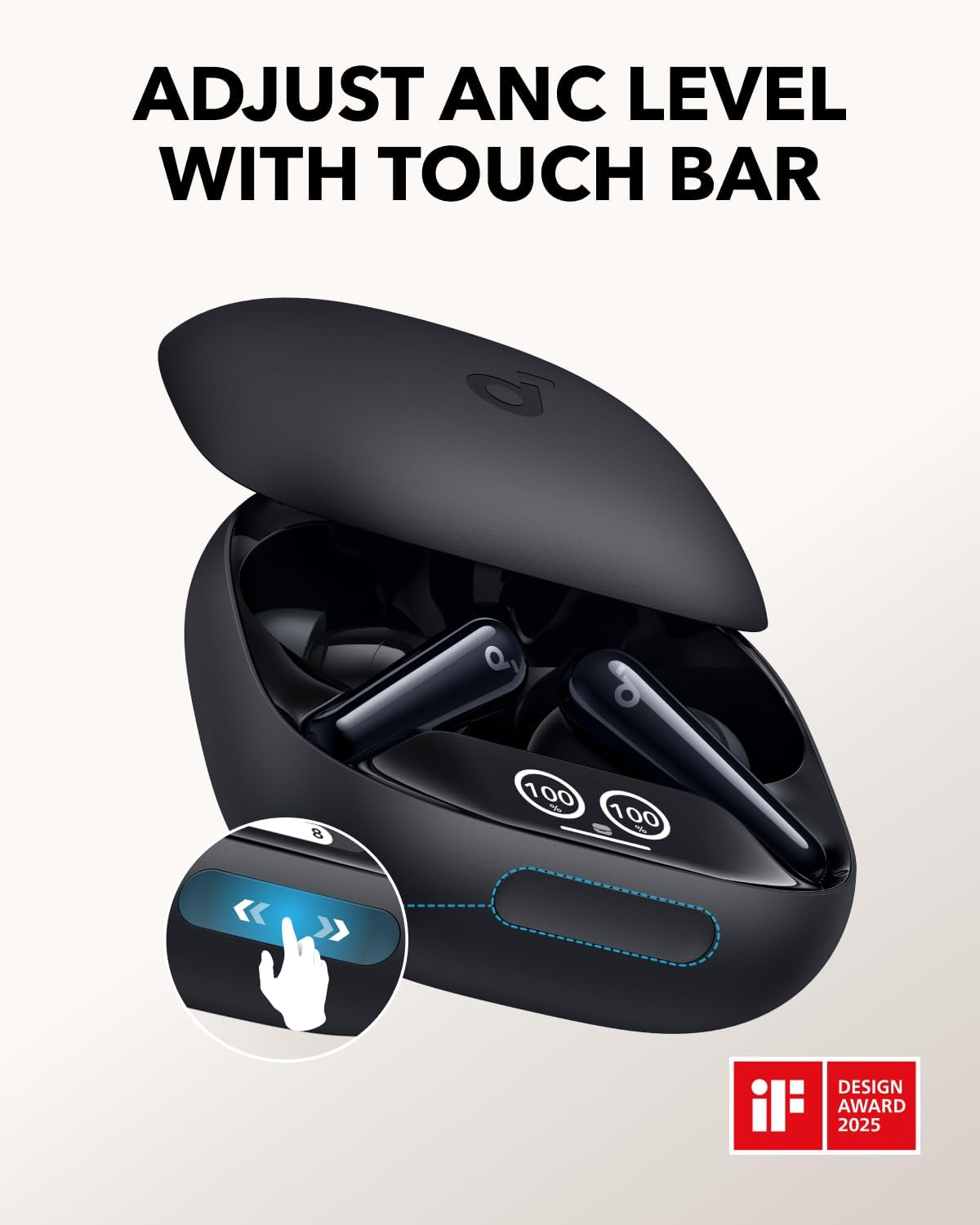 Soundcore Liberty 4 Pro Anker Wireless Earbuds Black A3954H (Black)