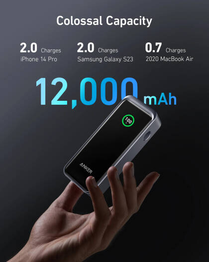 ANKER Prime 12K 130W Power Bank (Black)