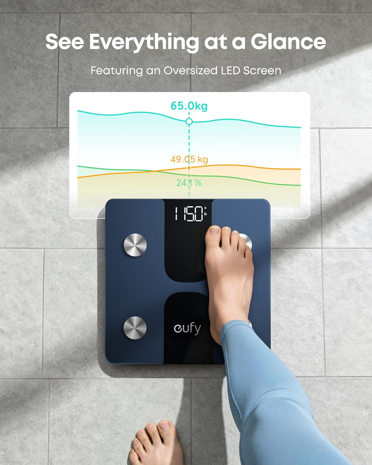 ANK Eufy Smart Scale C1 B2B-Black-T9146K15