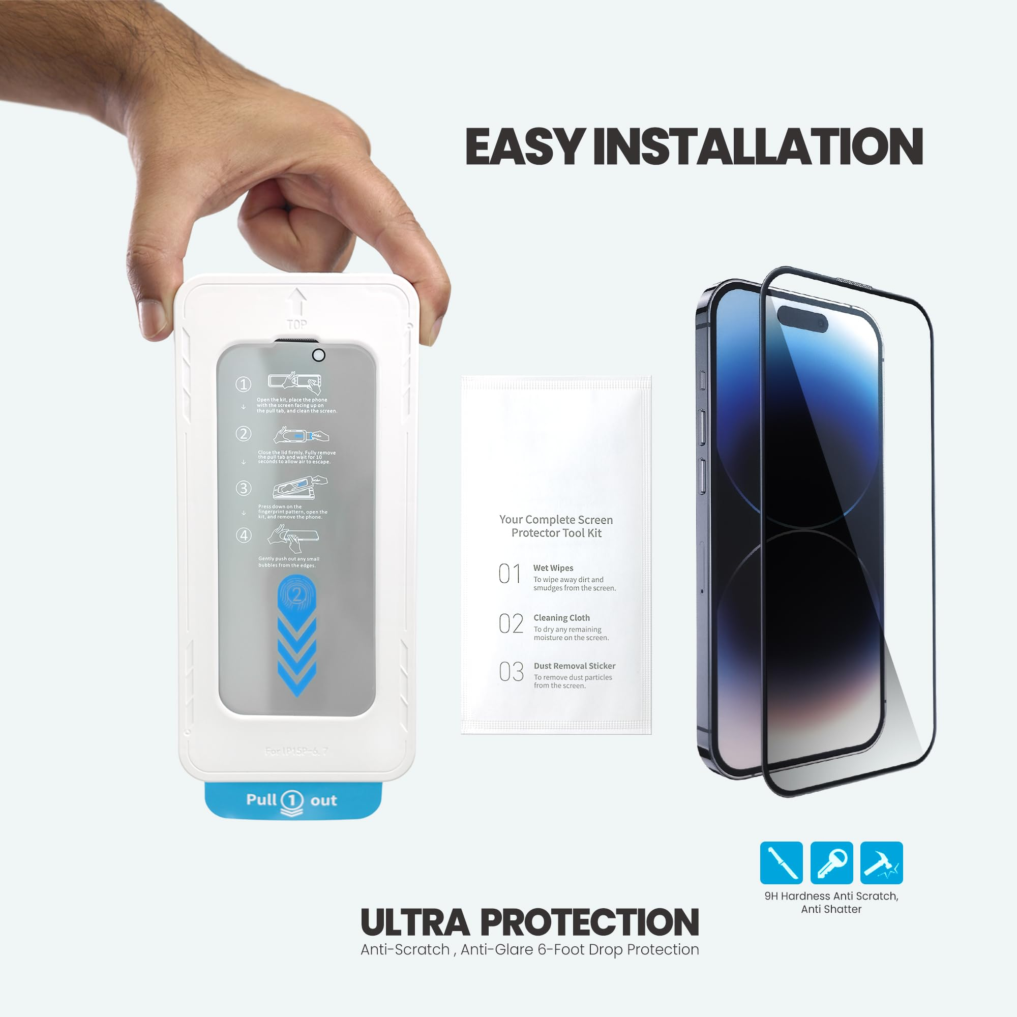 Anker 15 Pro Max Anti-Spy Screen Protector-A72C9H01