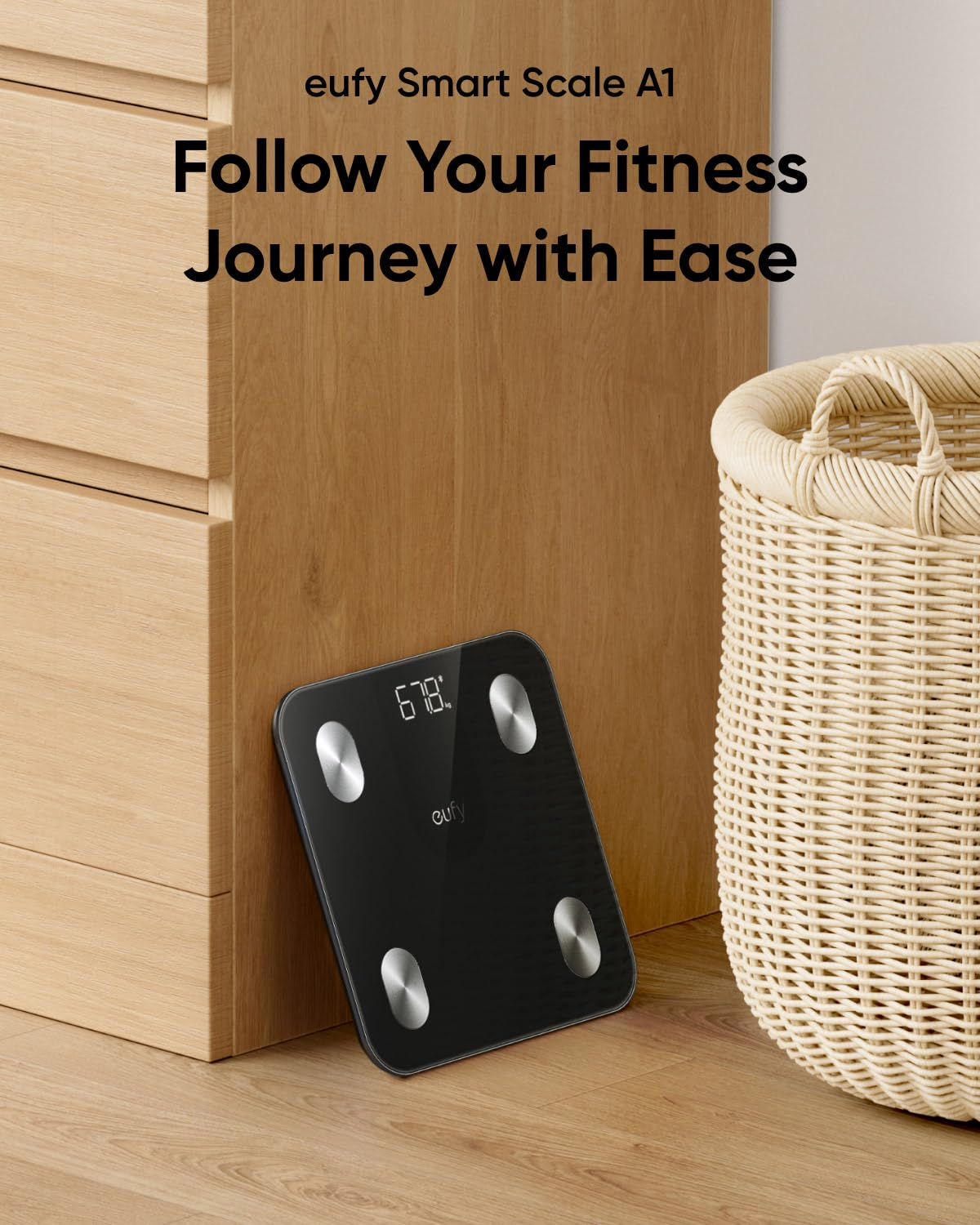 Eufy Smart Scale A1 with Bluetooth Body Fat Scale Wireless Digital Scale T9120K11