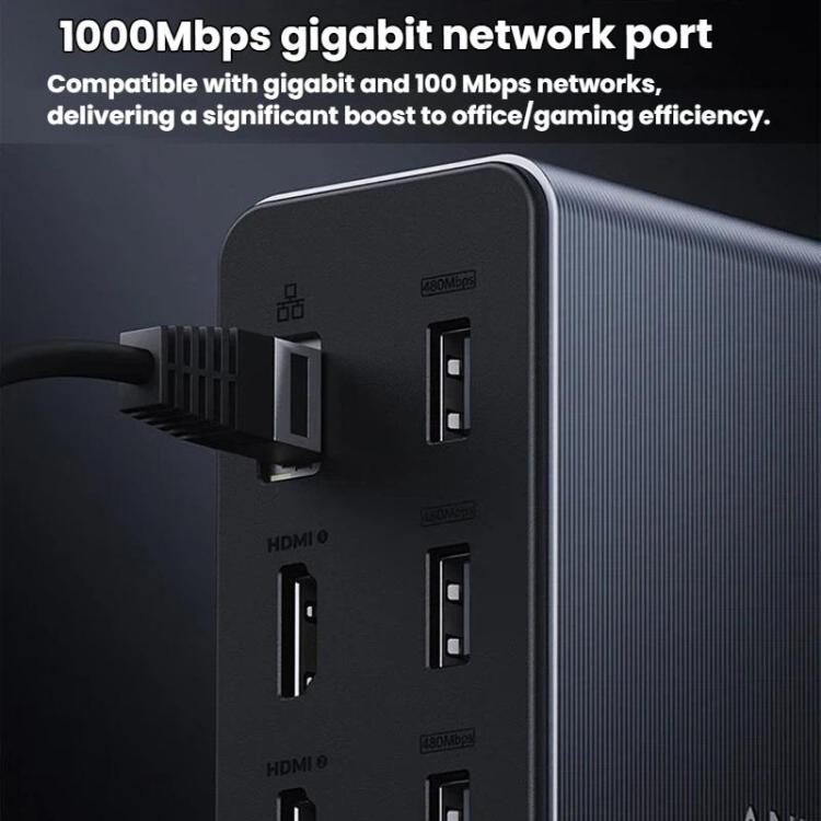 Anker Prime Charging Docking Station 160W-Gray-A83B62A1