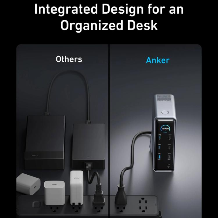 Anker Prime Charging Docking Station 160W-Gray-A83B62A1