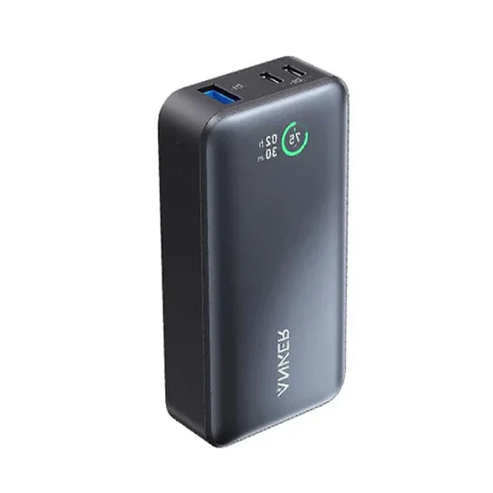 Anker Power Bank, 533 Power Bank 30W Power IQ 3.0 Portable Charger with PD 30W A1256H (Black)