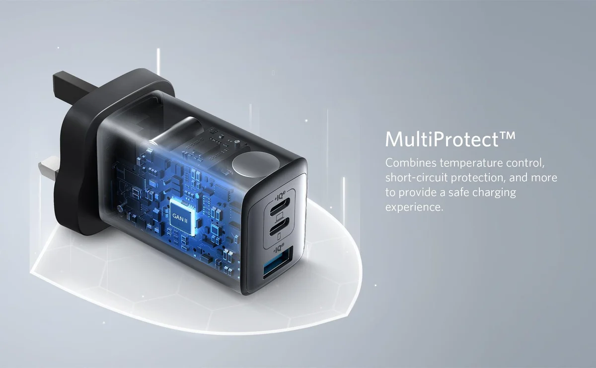 Anker PowerPort III 3-Port 65W Pod-Black-A2667K14