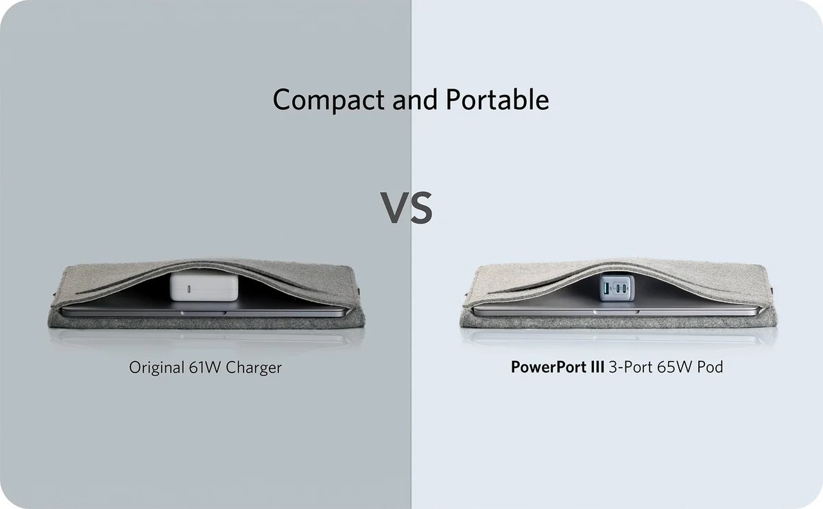 Anker PowerPort III 3-Port 65W Pod-Black-A2667K14