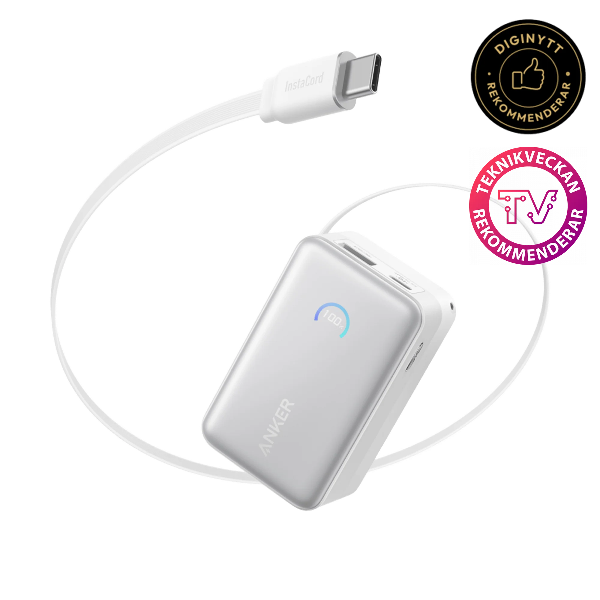 Anker PB 10000mAh 45W Built-in C A1638H (WHITE)