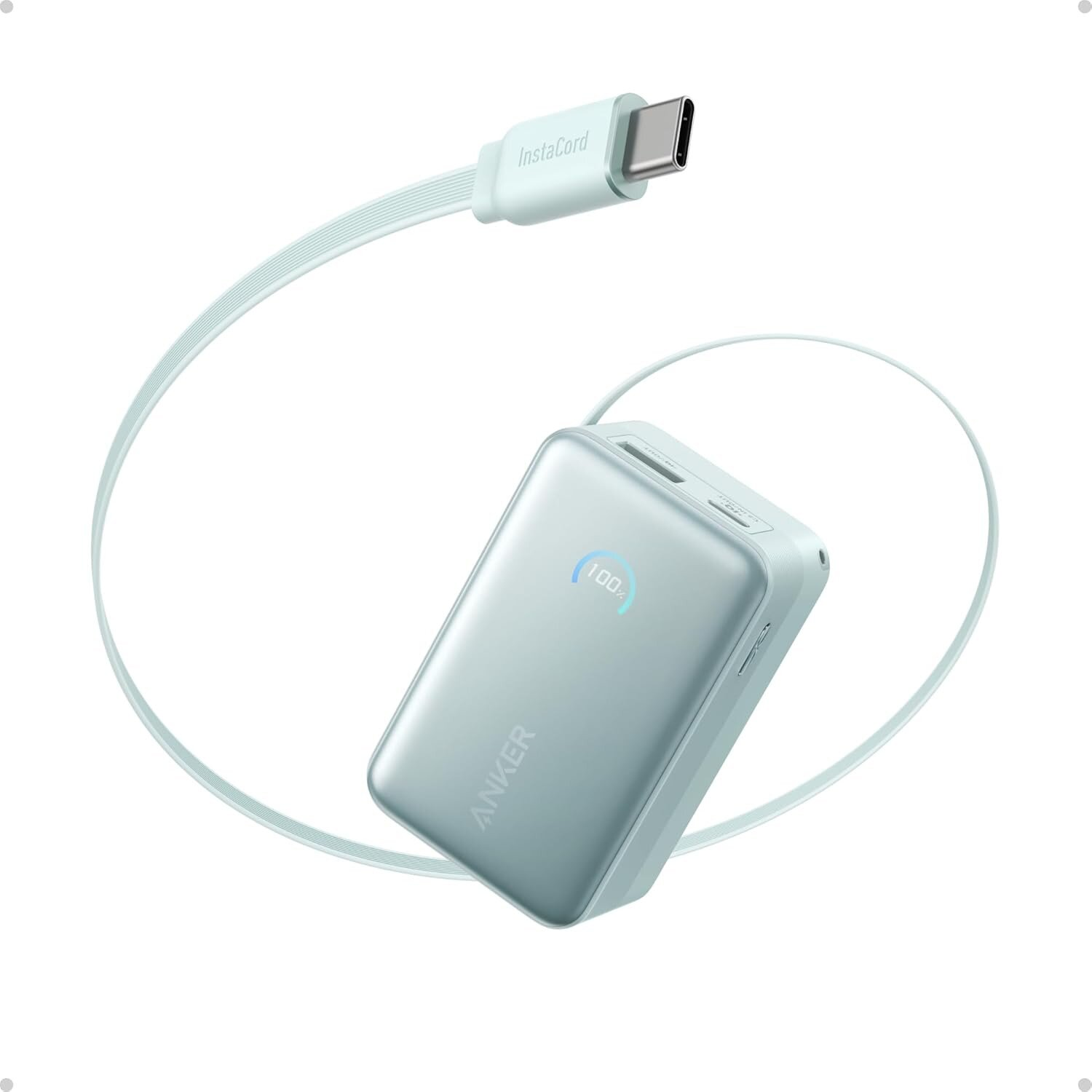 Anker PB 10000mAh 45W Built-in C A1638H (Green)