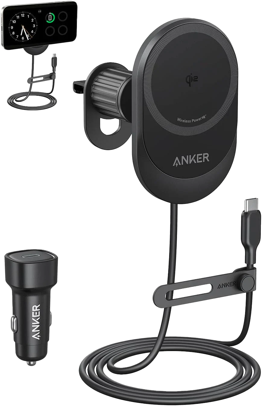 Anker Prime Wireless Car Charger-Black - B2933H11