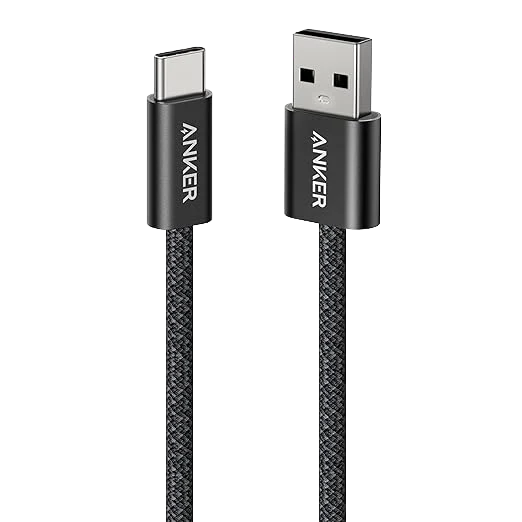 Anker Zolo USB-A to C Braided 6ft-Black-A8052H12