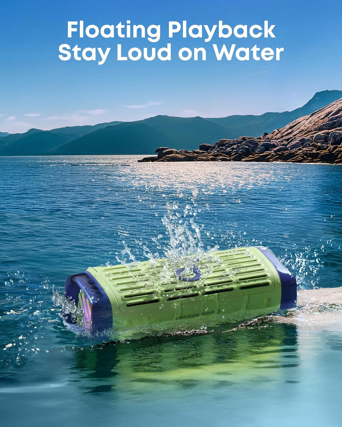 Soundcore Boom 3i by Anker Compact Outdoor Speaker IP68 Waterproof D5100060