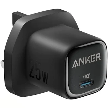 Anker 25W Charger with USB C to USB C Cable (Black)