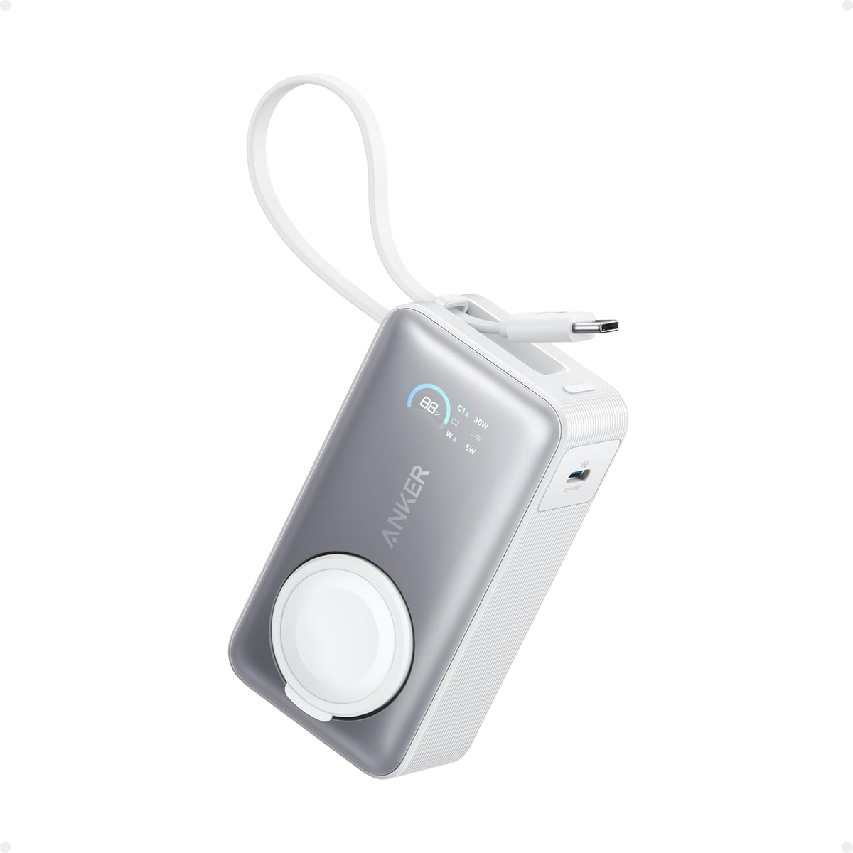 ANKER MAGGO POWER BANK 10K 30W FOR APPLE WATCH (WHITE)