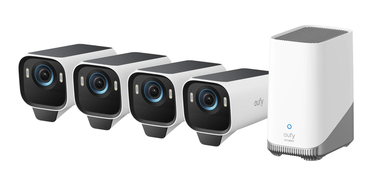 Eufy T88943W1 Cam S3 Pro Security 4-Camera Kit