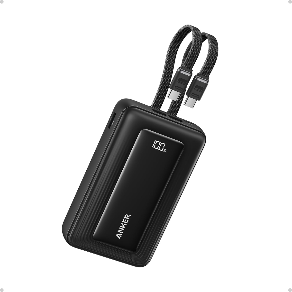 Anker Zolo Power Bank 20000mAh 45W With Dual Built-in USB-C Cables A110MH