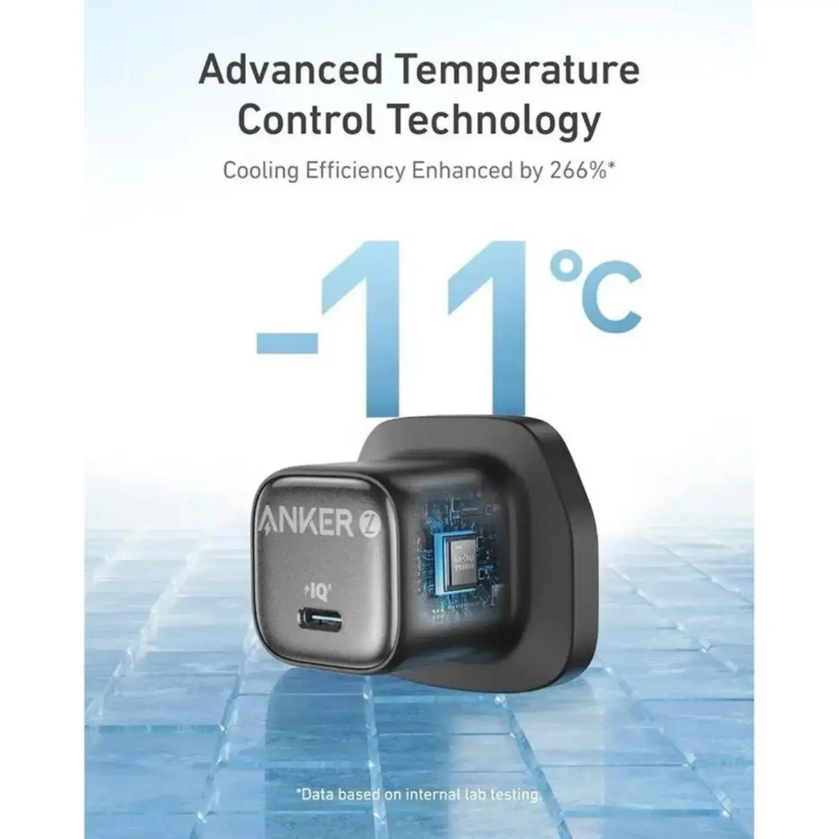 Anker Zolo Charger (20W.PD 3.0)With USB-C Cable B2699K (Black)
