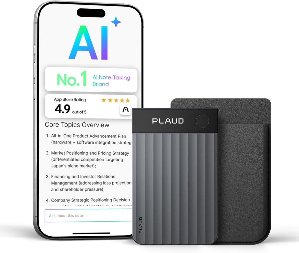 Plaud Note Pro The world's most advanced AI note taker.