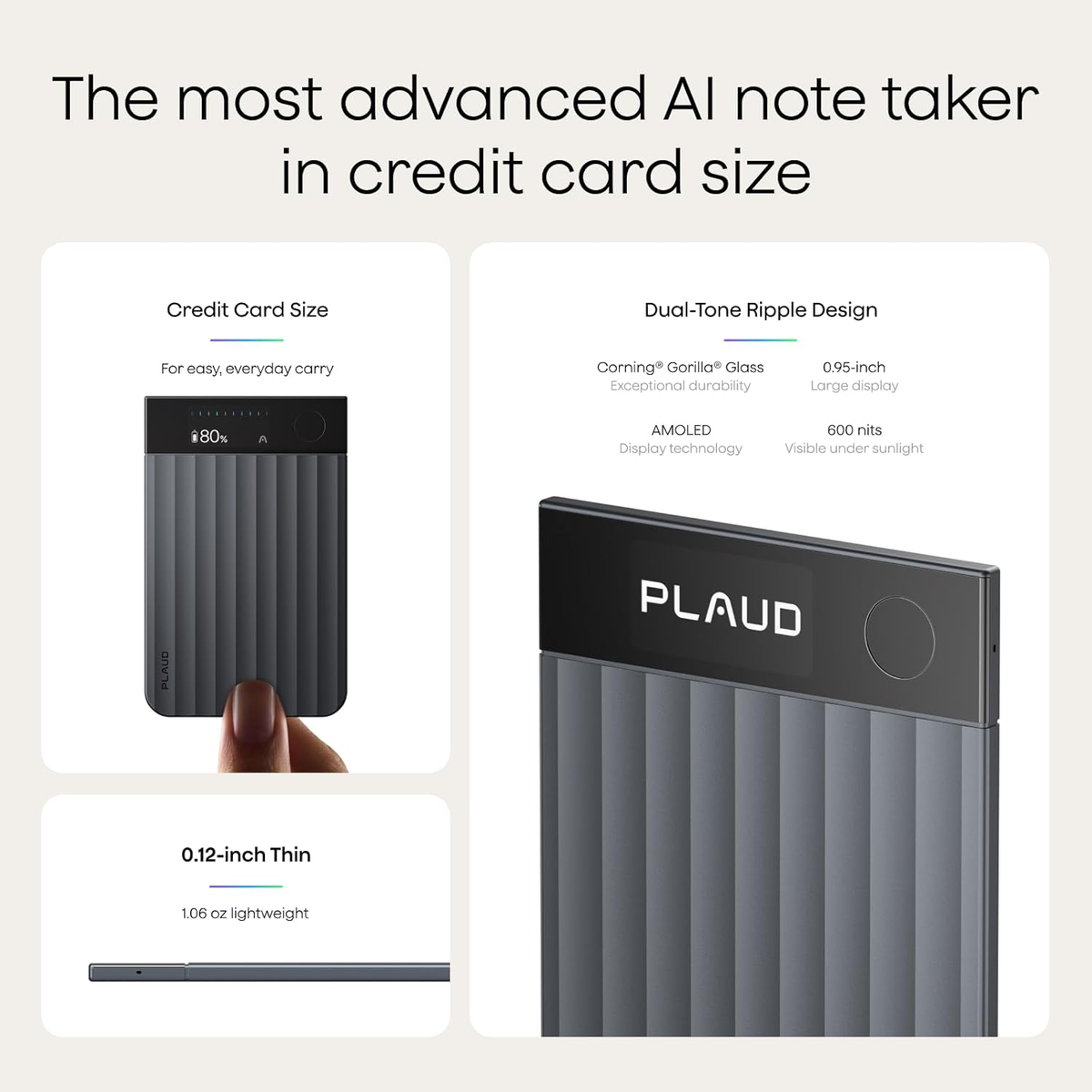 Plaud Note Pro The world's most advanced AI note taker.
