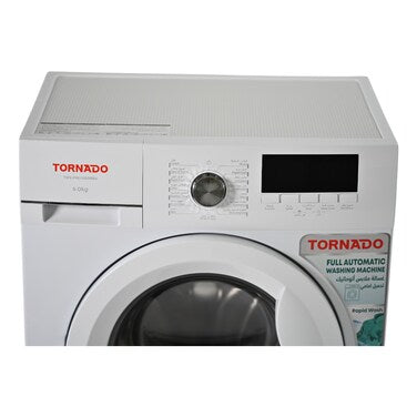 Tornado 6 Kg Front Load Washer Delay Start 1200 Rpm Stainless Steel Silver Twx-Fn612Gossu