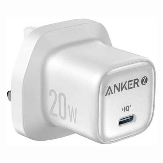 Anker Zolo USB-C Charger 20W PD 3.0 A2699 UK Plug – Black / White