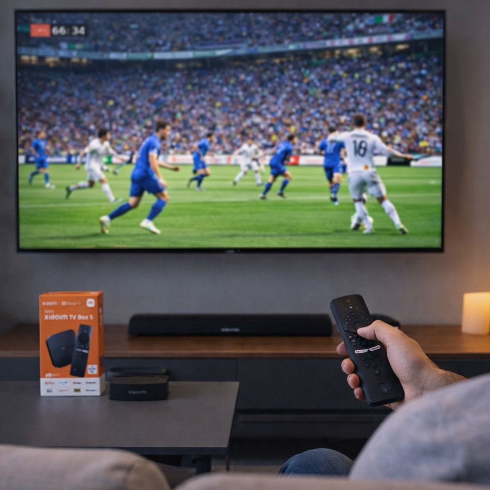 Xiaomi TV Box S الجيل الثاني – مشغل بث ذكي بدقة 4K مع Google TV