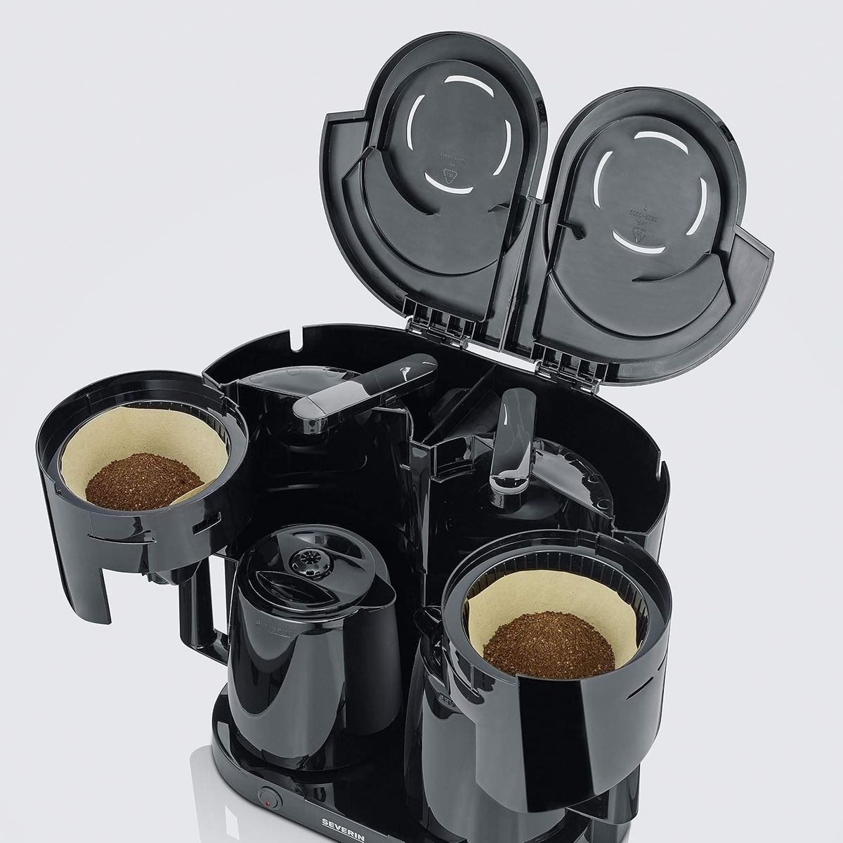 Severin Ka 9315 Coffee Maker Black Cup Volume=16 Thermal Jug