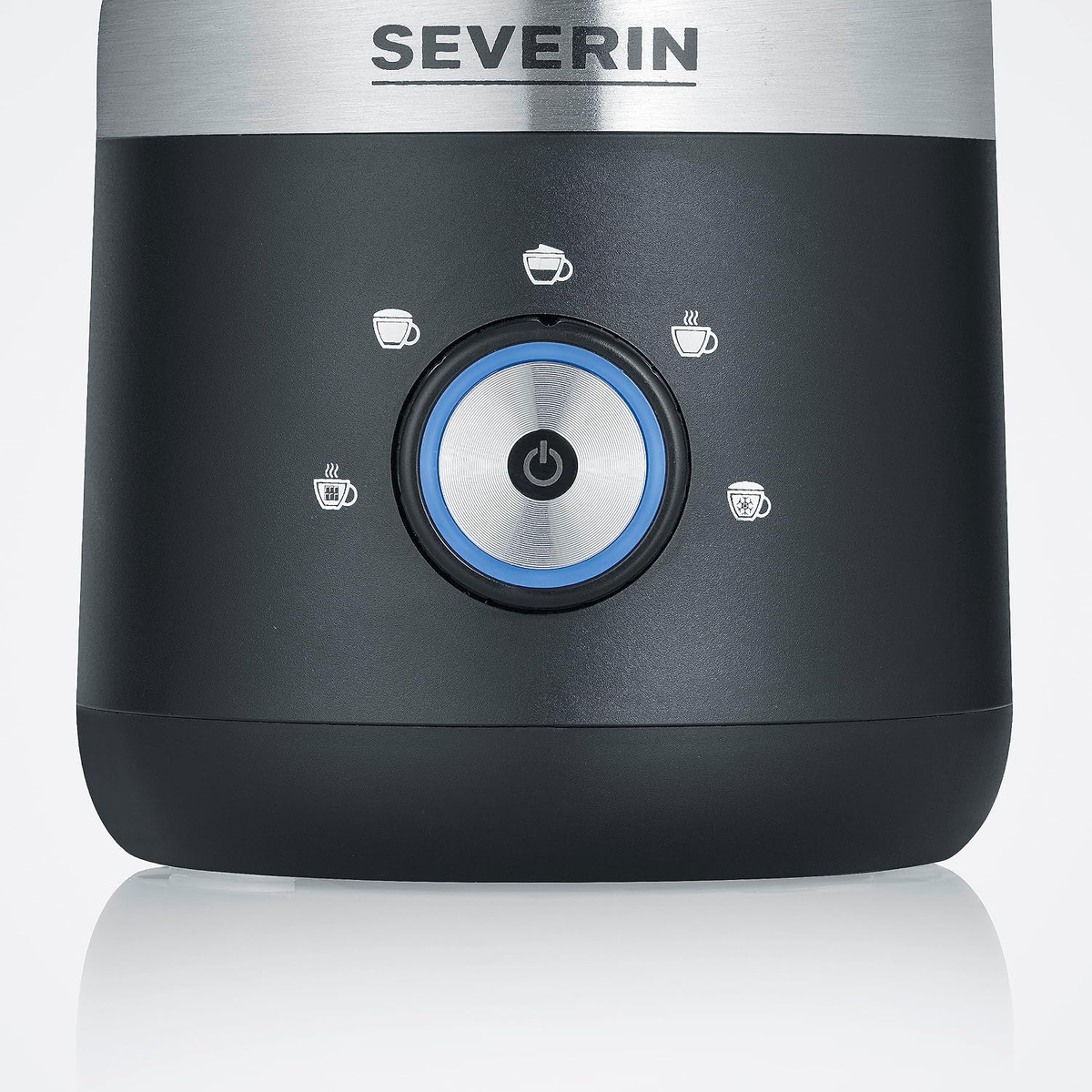 SEVERIN SM 3588 Induction Milk Frother 300 ml Hot and Cold Black and Silver (OT)