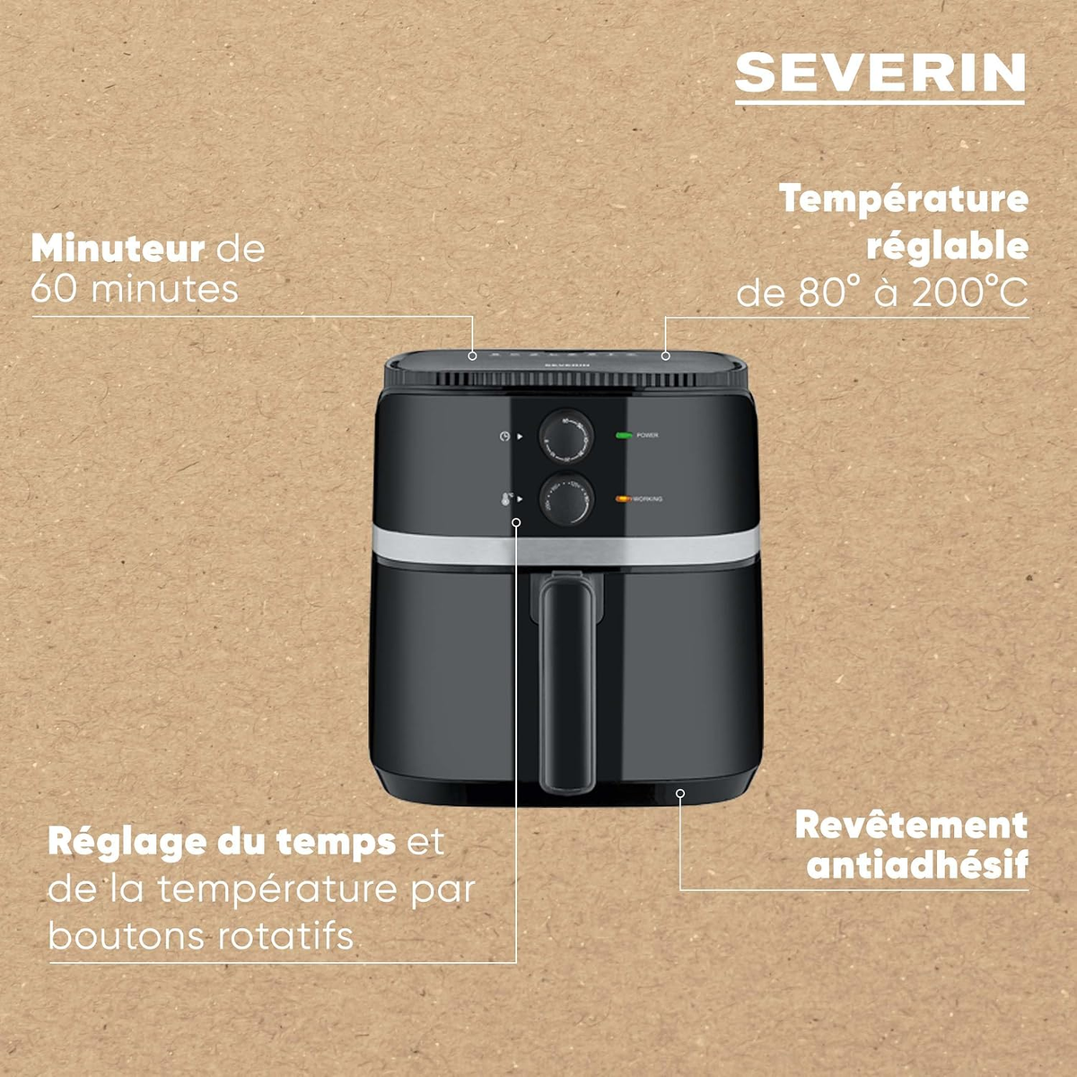 SEVERIN FR2452 AIRFRYER SEV04257(OT)