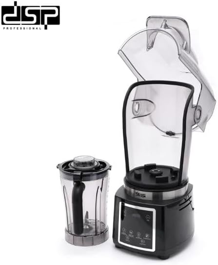 خلاط احترافي DSP KJ2200 بقوة 800W بسعة 2L لطحن الثلج والعصائر السميكة