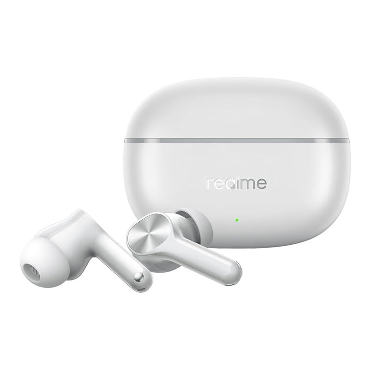 Realme Buds T200 Lite True Wireless Earbuds Bluetooth 5.4 with AI ENC & 48H Playback – Black / Purple / Grey
